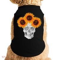 Sunflower Skull Doggie Tank thumb 0