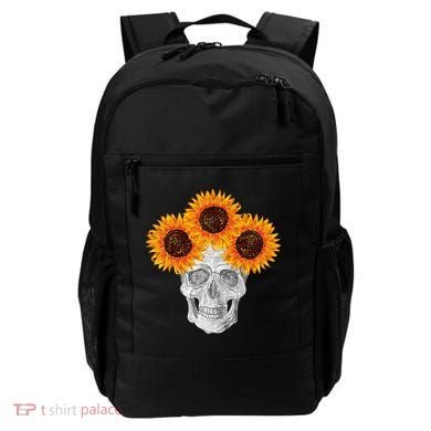 Sunflower Skull Backpack