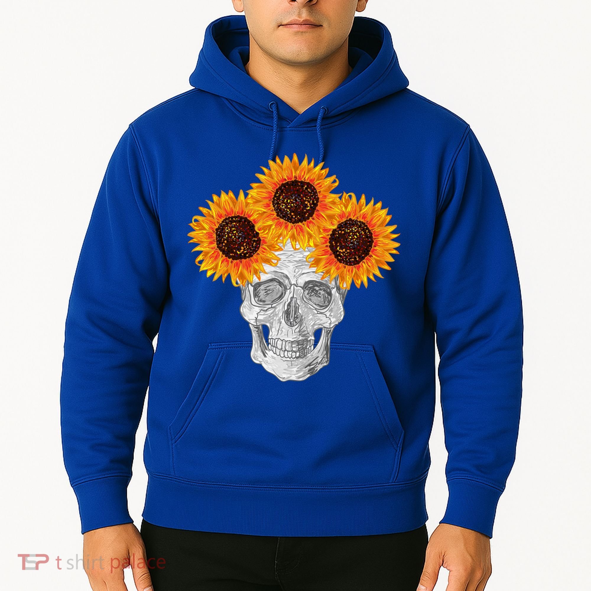 Sunflower Skull Hoodie