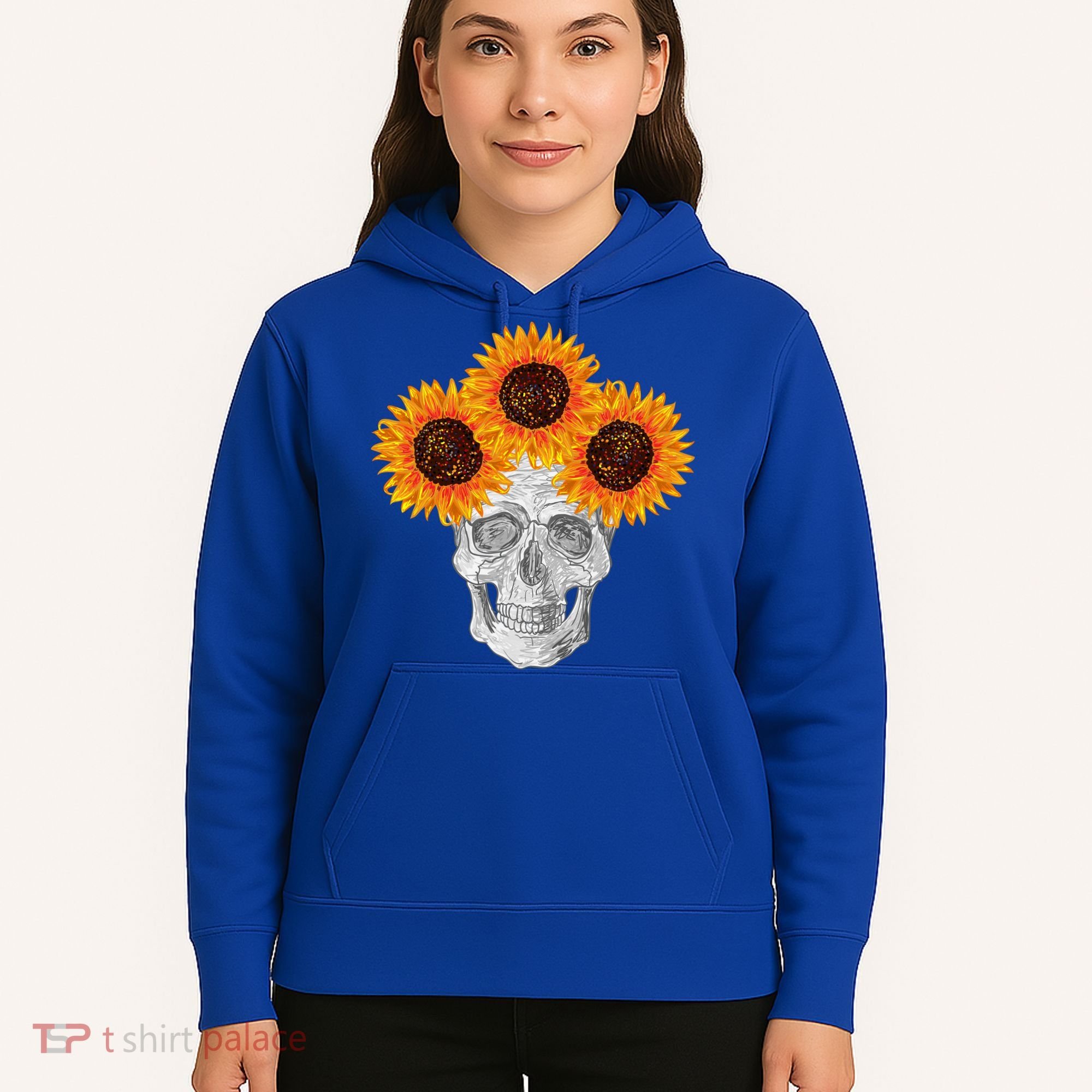 Sunflower Skull Hoodie