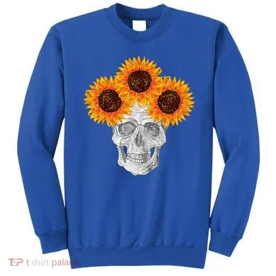 Sunflower Skull Sweatshirt