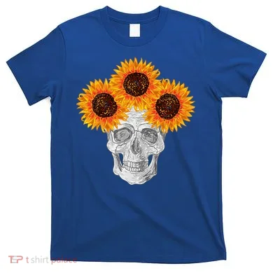 Sunflower Skull T-Shirt