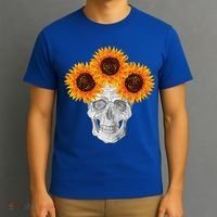 Sunflower Skull T-Shirt thumb 3
