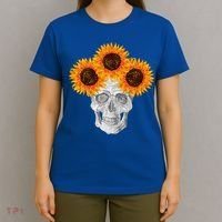 Sunflower Skull T-Shirt thumb 4