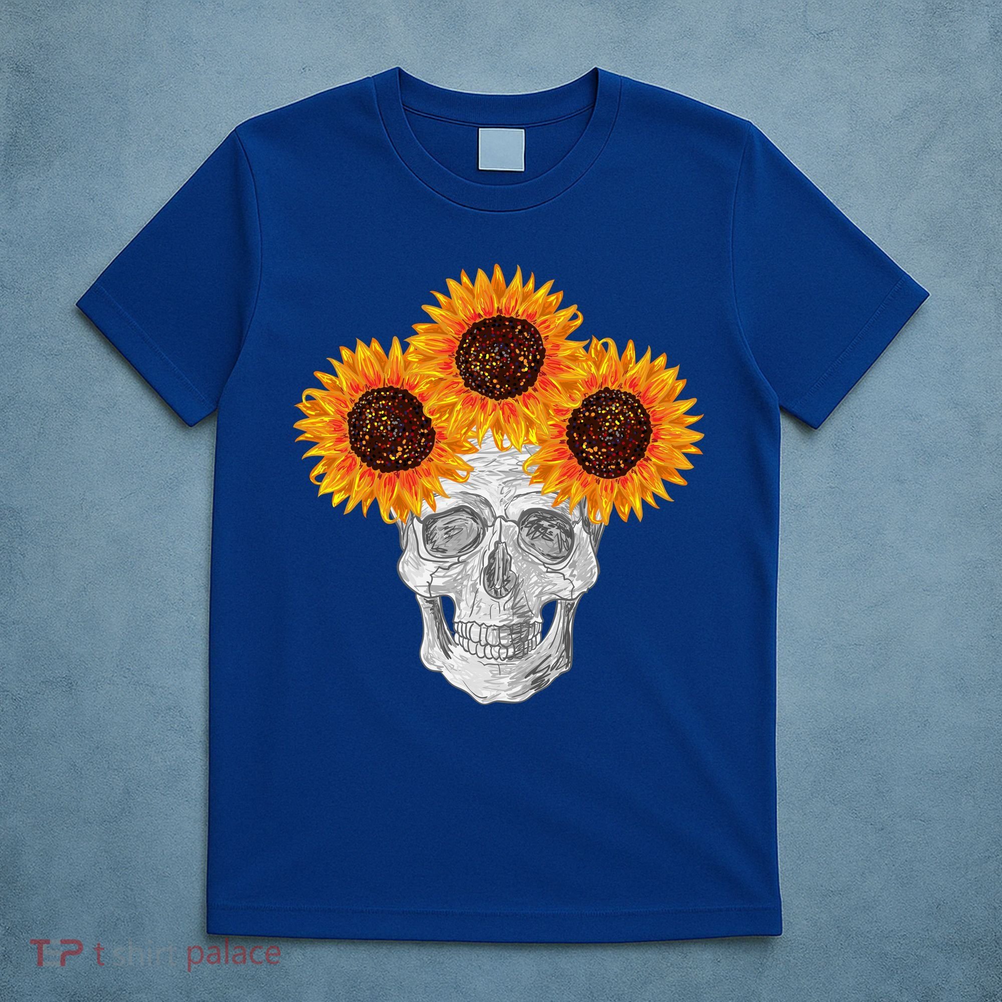 Sunflower Skull T-Shirt