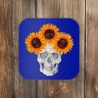 Sunflower Skull Coaster thumb 0