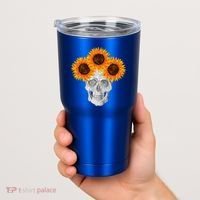 Sunflower Skull Tumbler thumb 2