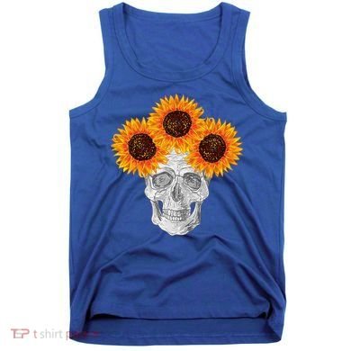 Sunflower Skull Tank Top