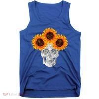 Sunflower Skull Tank Top thumb 0