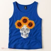 Sunflower Skull Tank Top thumb 2
