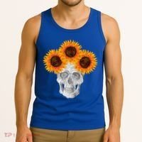 Sunflower Skull Tank Top thumb 3