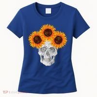 Sunflower Skull Women's T-Shirt thumb 0