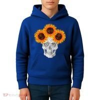 Sunflower Skull Kids Hoodie thumb 4