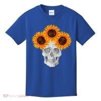 Sunflower Skull Kids T-Shirt thumb 0