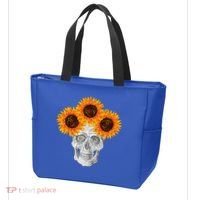 Sunflower Skull Tote Bag thumb 3