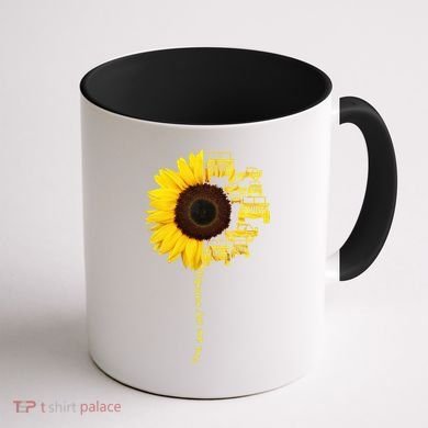 Sunflower Trucks Off-Road Sunshine Coffee Mug back