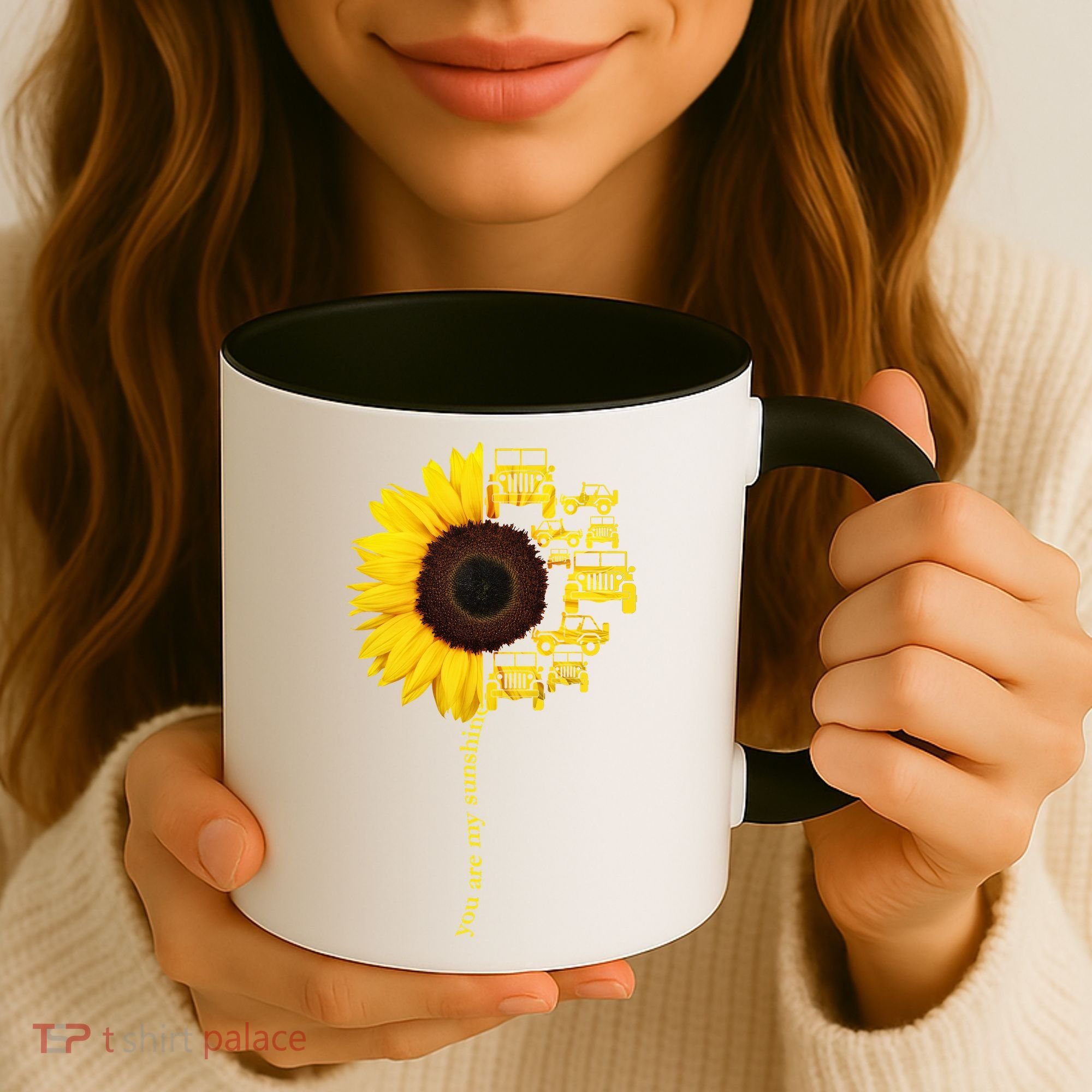 Sunflower Trucks Off-Road Sunshine Coffee Mug