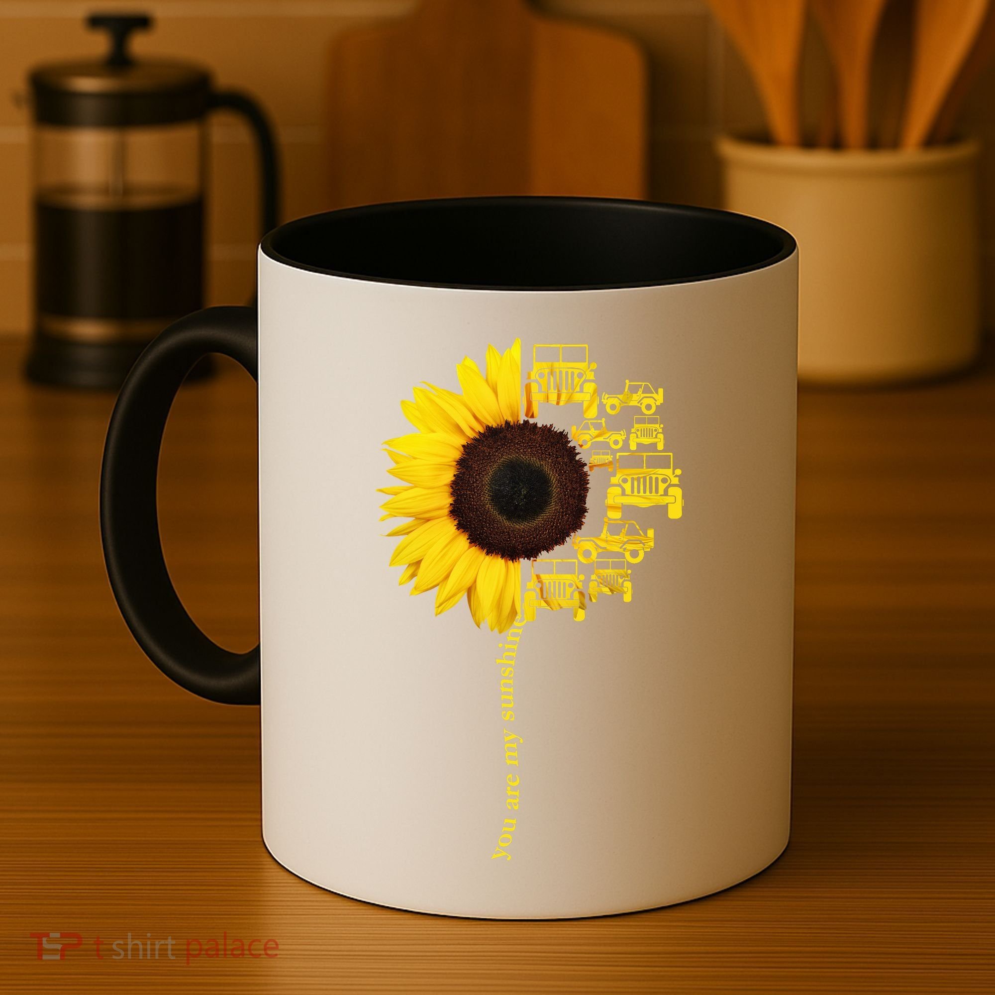 Sunflower Trucks Off-Road Sunshine Coffee Mug
