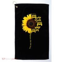 Sunflower Trucks Off-Road Sunshine Golf Towel thumb 0