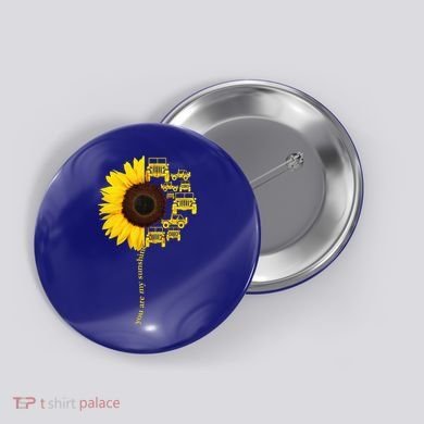 Sunflower Trucks Off-Road Sunshine Button