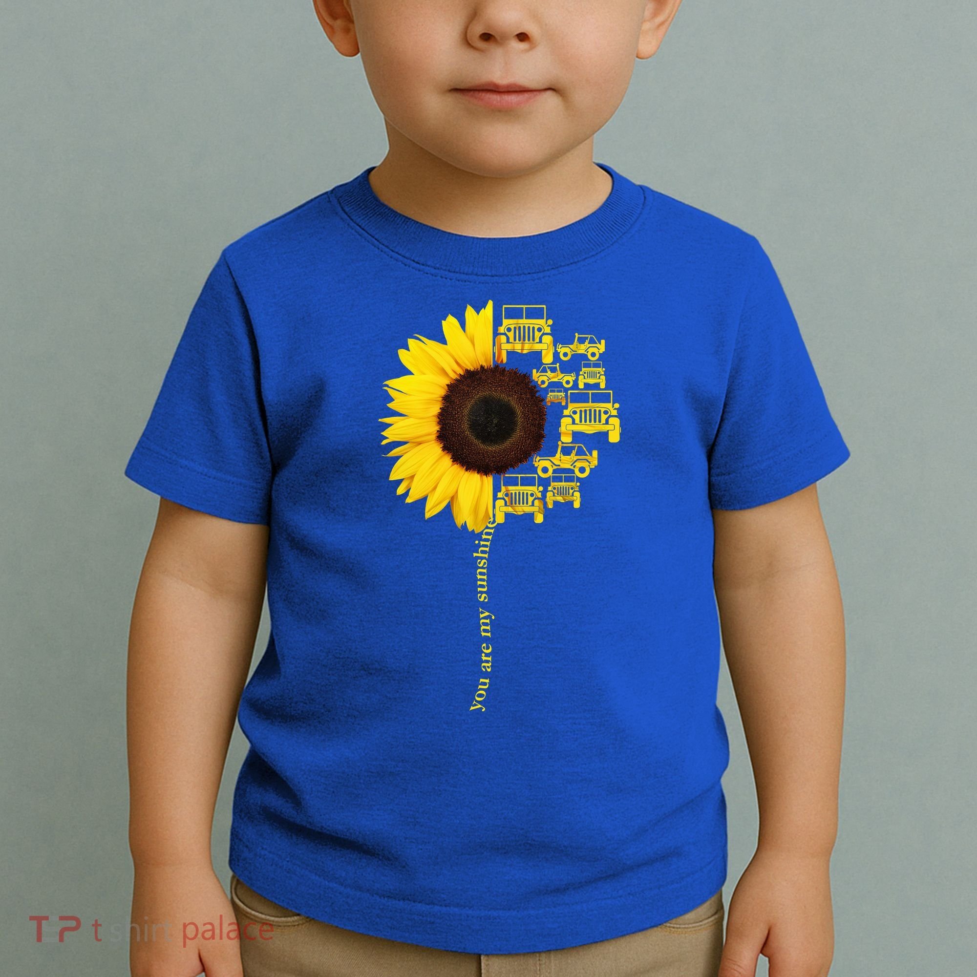 Sunflower Trucks Off-Road Sunshine Toddler T-Shirt