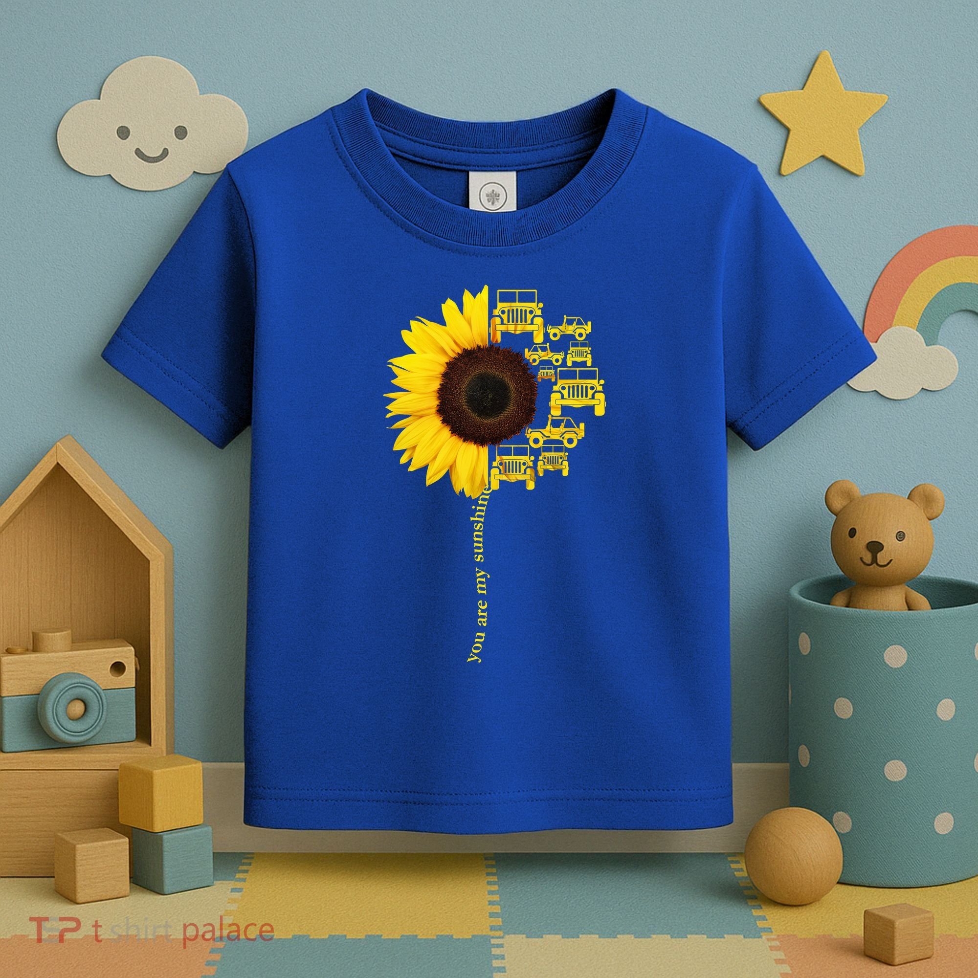 Sunflower Trucks Off-Road Sunshine Toddler T-Shirt