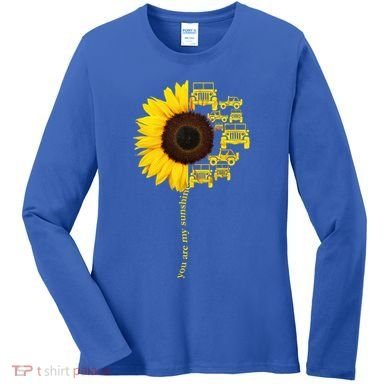Sunflower Trucks Off-Road Sunshine Women's Long Sleeve Shirt