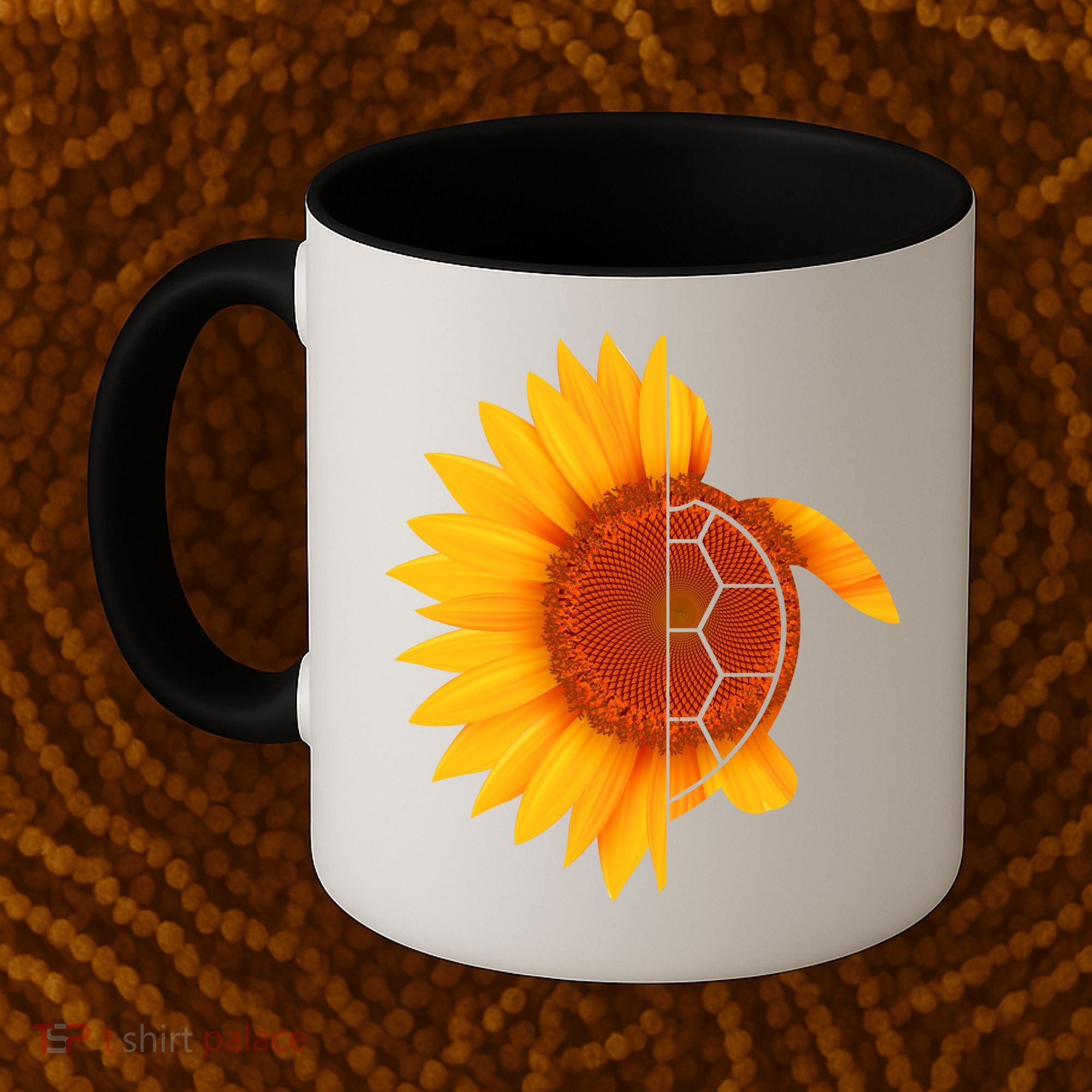 Sunflower Turtle Coffee Mug