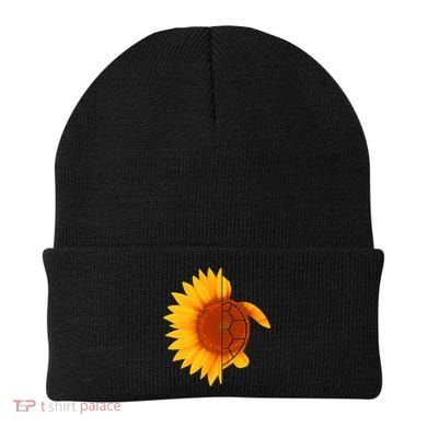 Sunflower Turtle Beanie