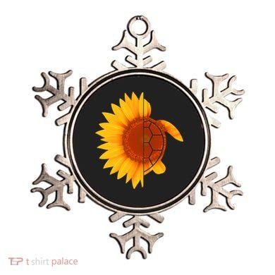 Sunflower Turtle Ornament