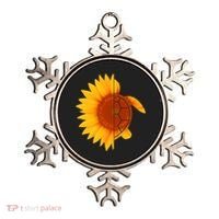 Sunflower Turtle Ornament thumb 0