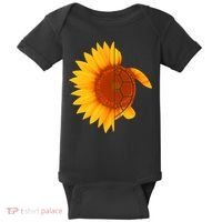 Sunflower Turtle Baby Bodysuit thumb 0