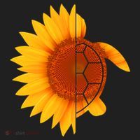 Sunflower Turtle Hat thumb 2