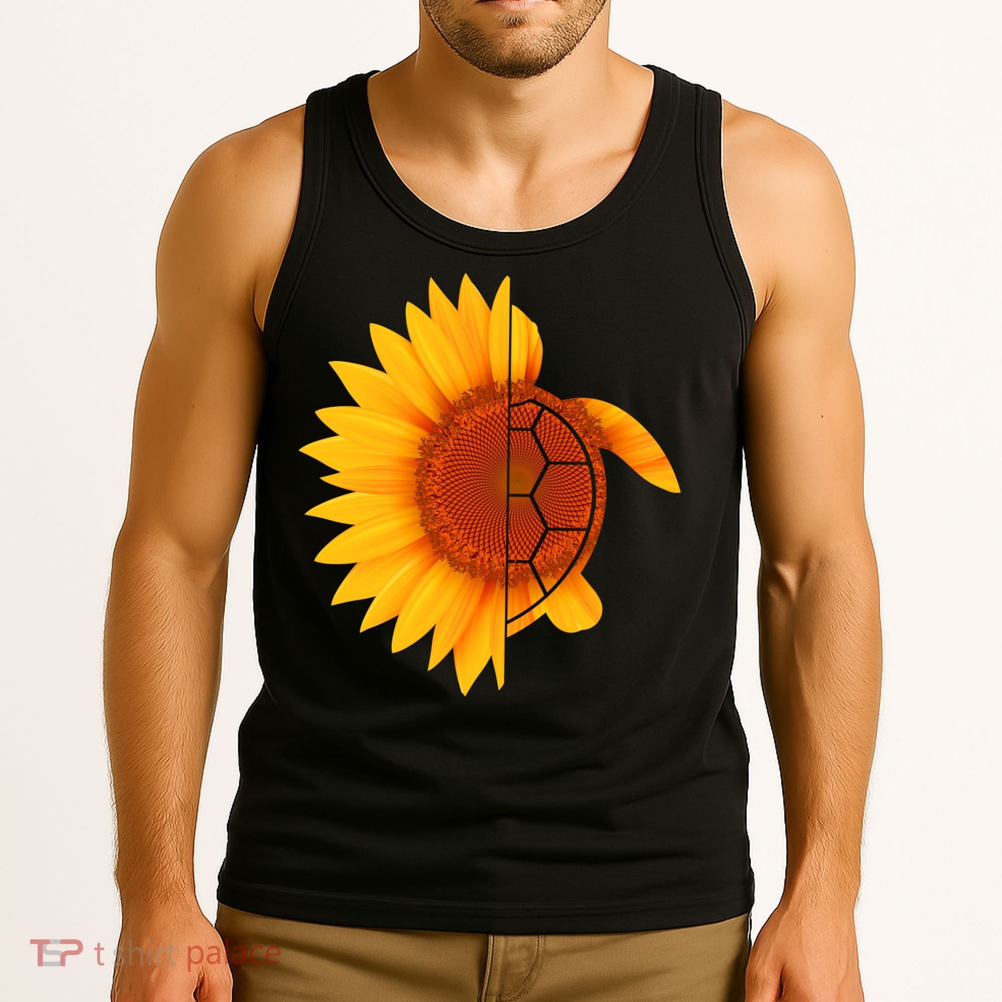 Sunflower Turtle Tank Top