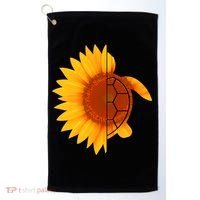 Sunflower Turtle Golf Towel thumb 0
