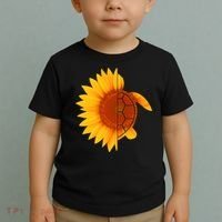 Sunflower Turtle Toddler T-Shirt thumb 2
