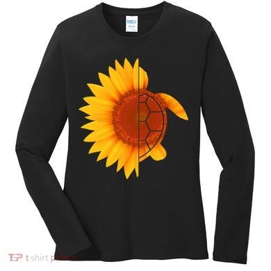 Sunflower Turtle Women's Long Sleeve Shirt