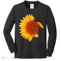Sunflower Turtle Kids Long Sleeve Shirt thumb 0