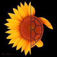 Sunflower Turtle Kids T-Shirt thumb 4