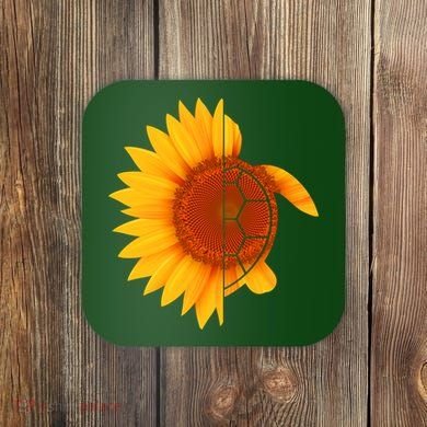 Sunflower Turtle Coaster