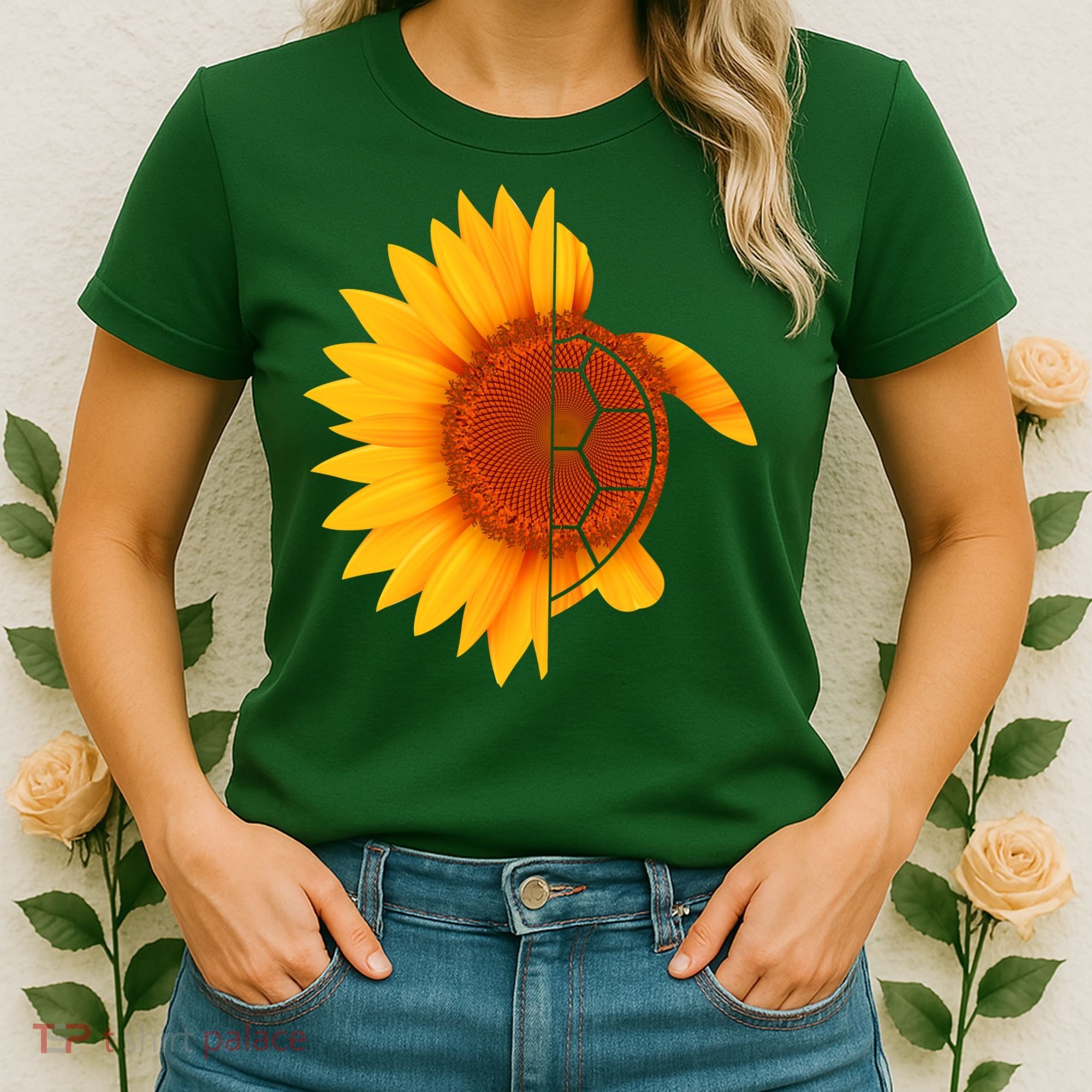 Sunflower Turtle Women's T-Shirt