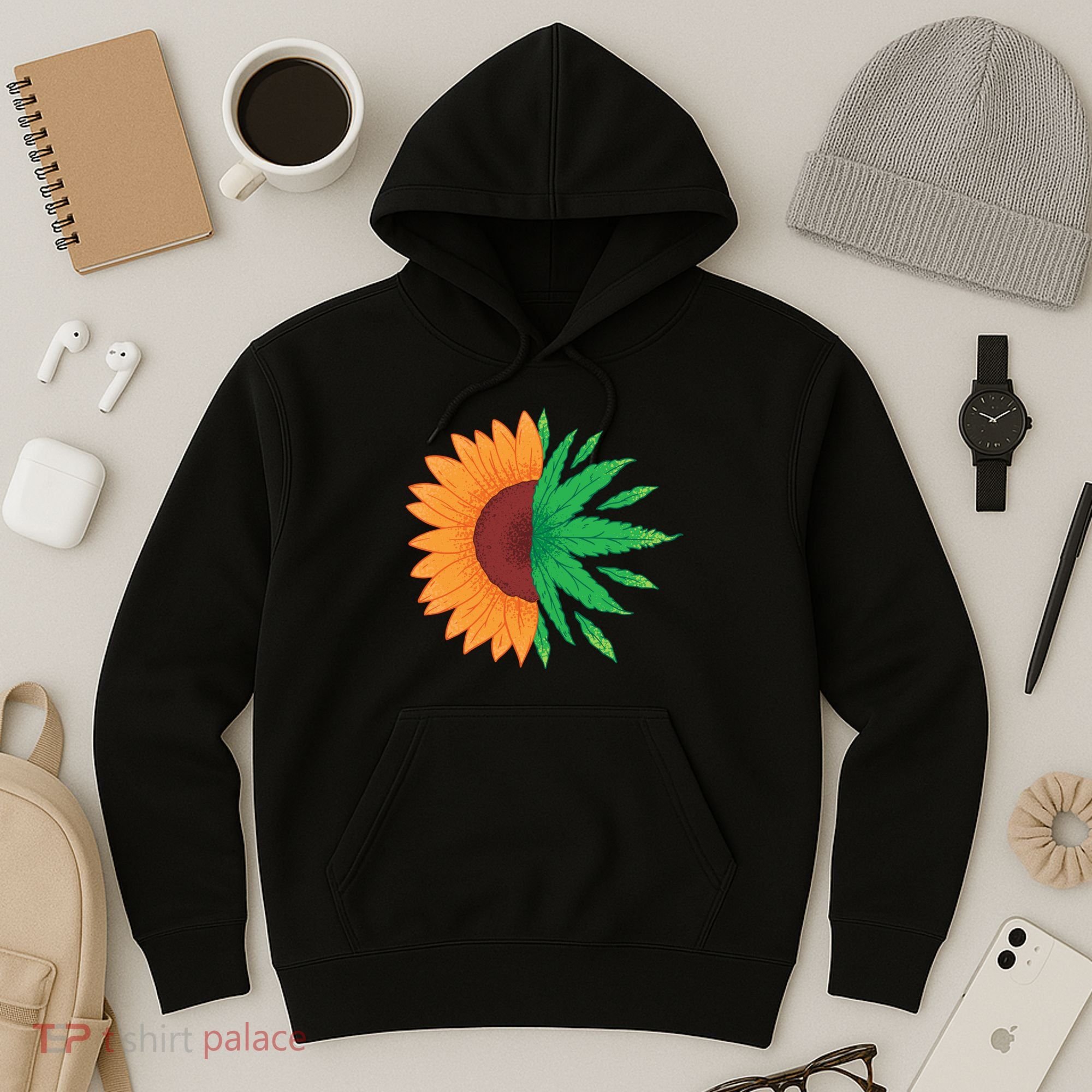 Sunflower Weed Hoodie