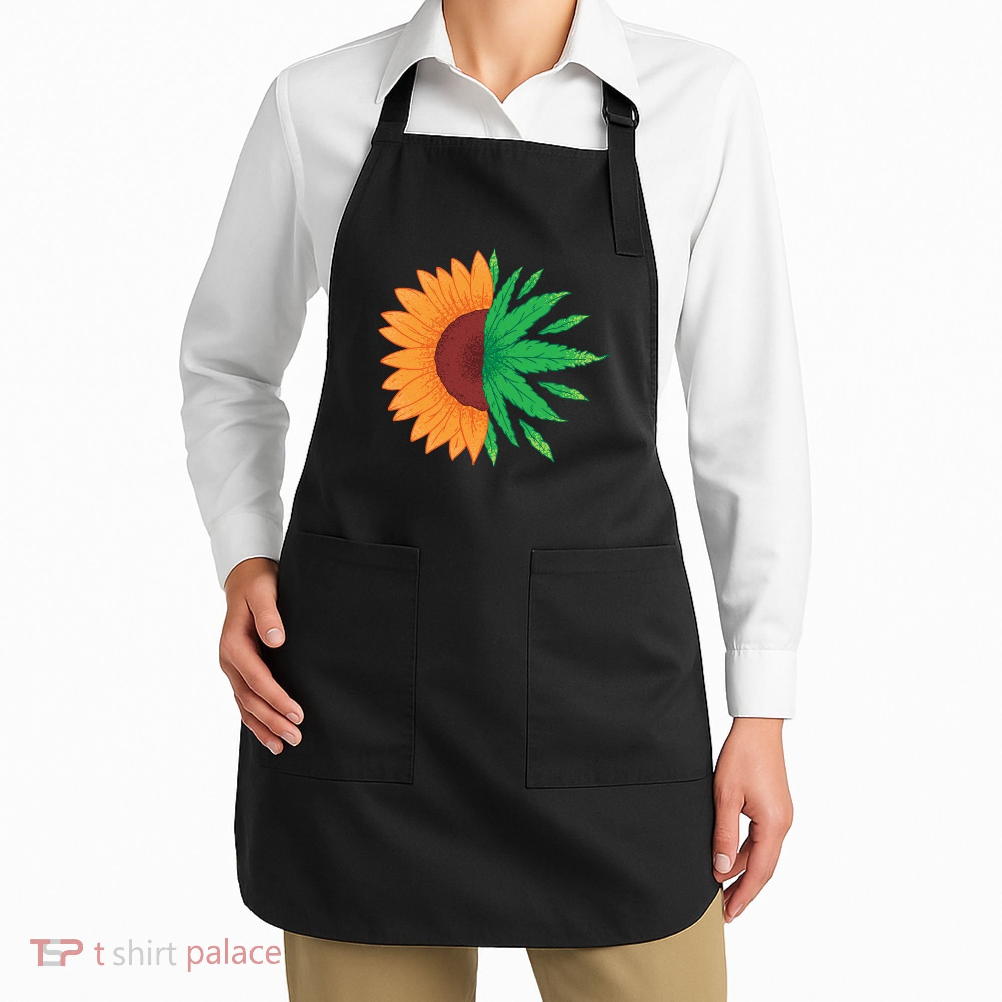 Sunflower Weed Apron