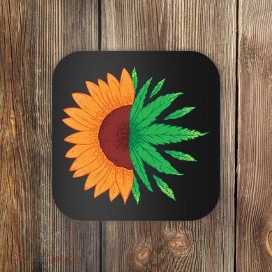 Sunflower Weed Coaster