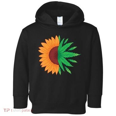 Sunflower Weed Toddler Hoodie