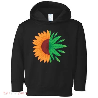 Sunflower Weed Toddler Hoodie