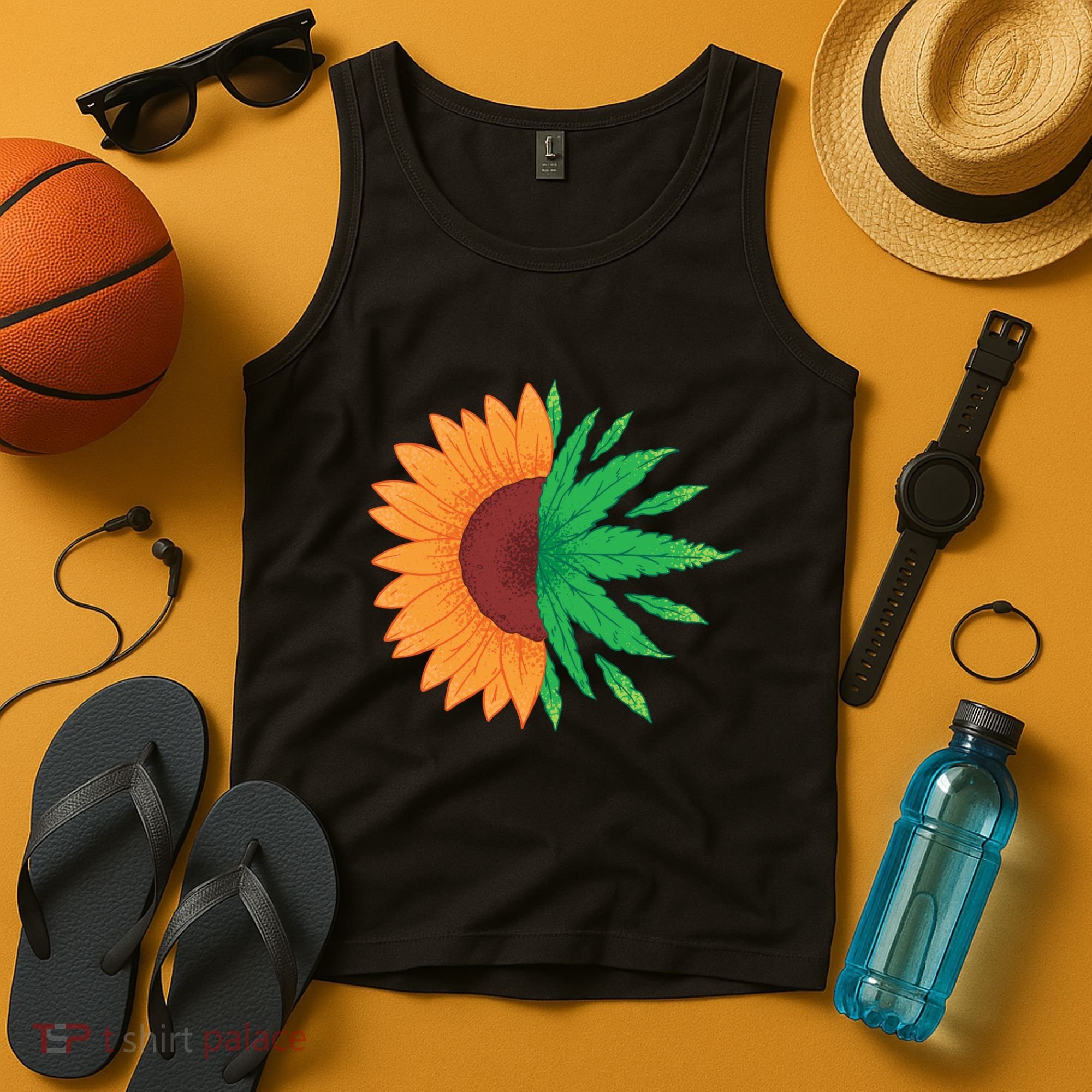 Sunflower Weed Tank Top