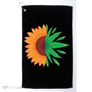 Sunflower Weed Golf Towel