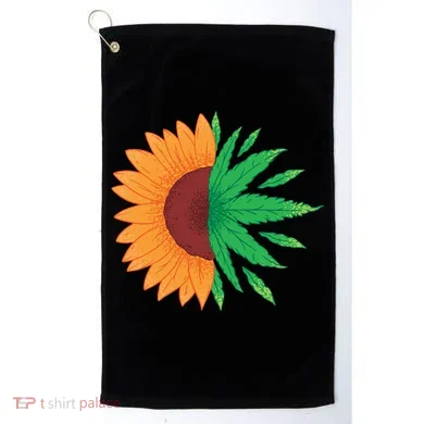 Sunflower Weed Golf Towel