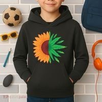 Sunflower Weed Kids Hoodie thumb 2